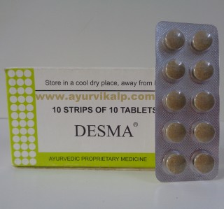 J & J Dechane, DESMA, 100 Tablets, Anti-asthmatic